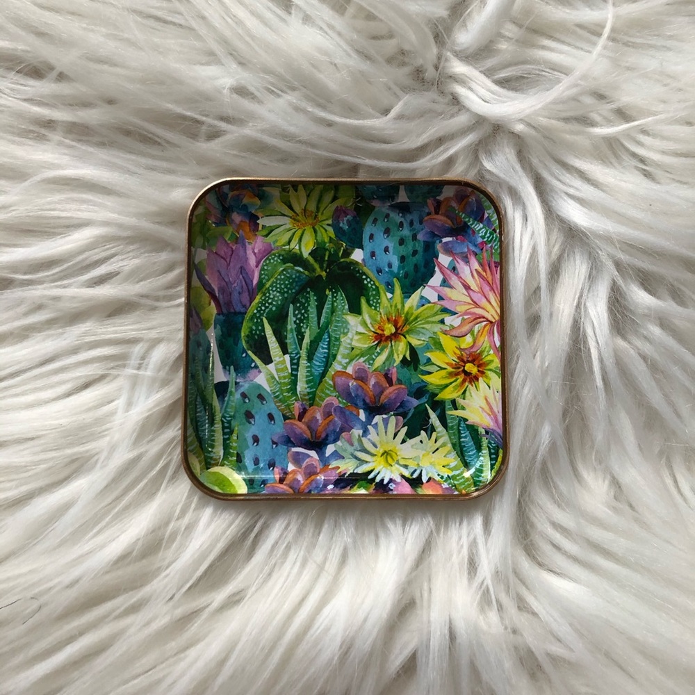 Cactus Garden Trinket Tray